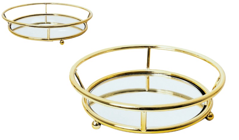 Μεταλλικός Δίσκος με Καθρέφτη 35εκ. κωδ.0621528 - Image 1