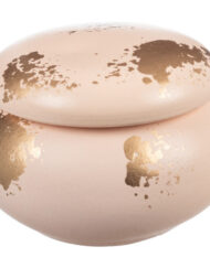 Μπομπονιέρα Μπιζουτιέρα Μακαρόν με Χρυσή Λεπτομέρειες κωδ.Κ883 - Image 3