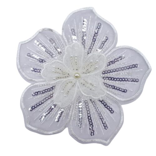 Μοτίφ Λουλούδι με Παγιέτες κωδ.90281 - Image 2