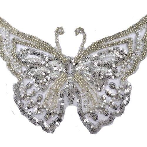 Μοτίφ Πεταλούδα με Παγιέτες και Χάντρες κωδ.90296 - Image 1