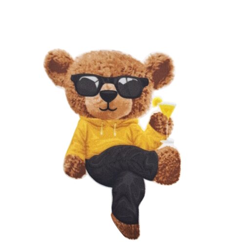 Μοτίφ Μπάλωμα Θερμοκολλητικό Αρκουδάκι κωδ.5680 - Image 1