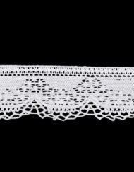 Δαντέλα Βαμβακερή-Κοπανέλι λευκή 5εκ. κωδ.15726Λ