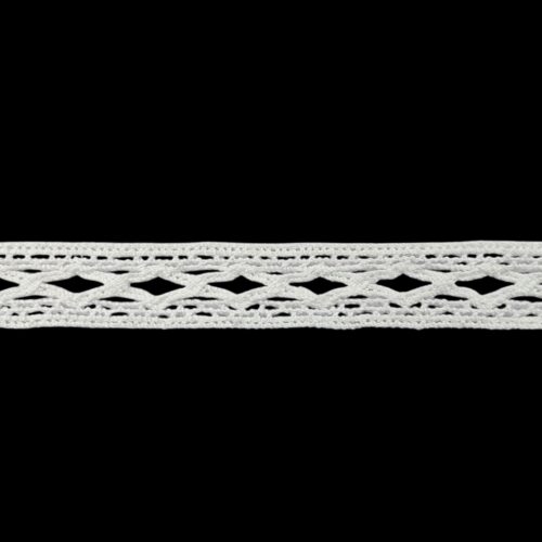 Δαντέλα Βαμβακερή-Κοπανέλι Ατραντέ Λευκό 2εκ. κωδ.85302 - Image 1