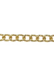 Αλυσίδα Μεταλλική Αλουμινίου Χρυσή Σαγρέ