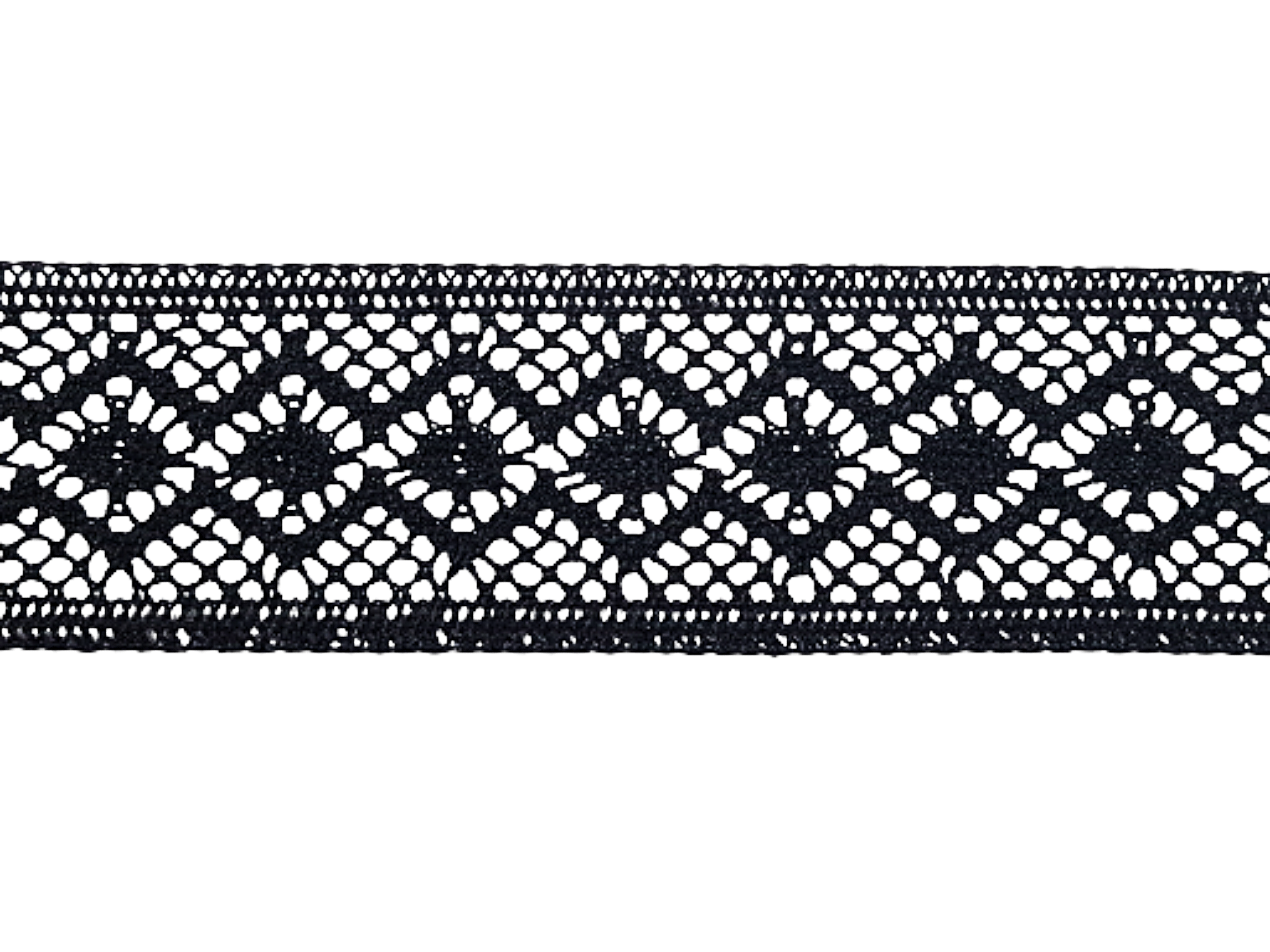 Δαντέλα Βαμβακερή-Κοπανέλι Ατραντέ Μαύρο 5,5εκ. κωδ.19968