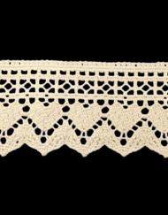 Δαντέλα Βαμβακερή-Κοπανέλι εκρού 6,5εκ. κωδ.20247