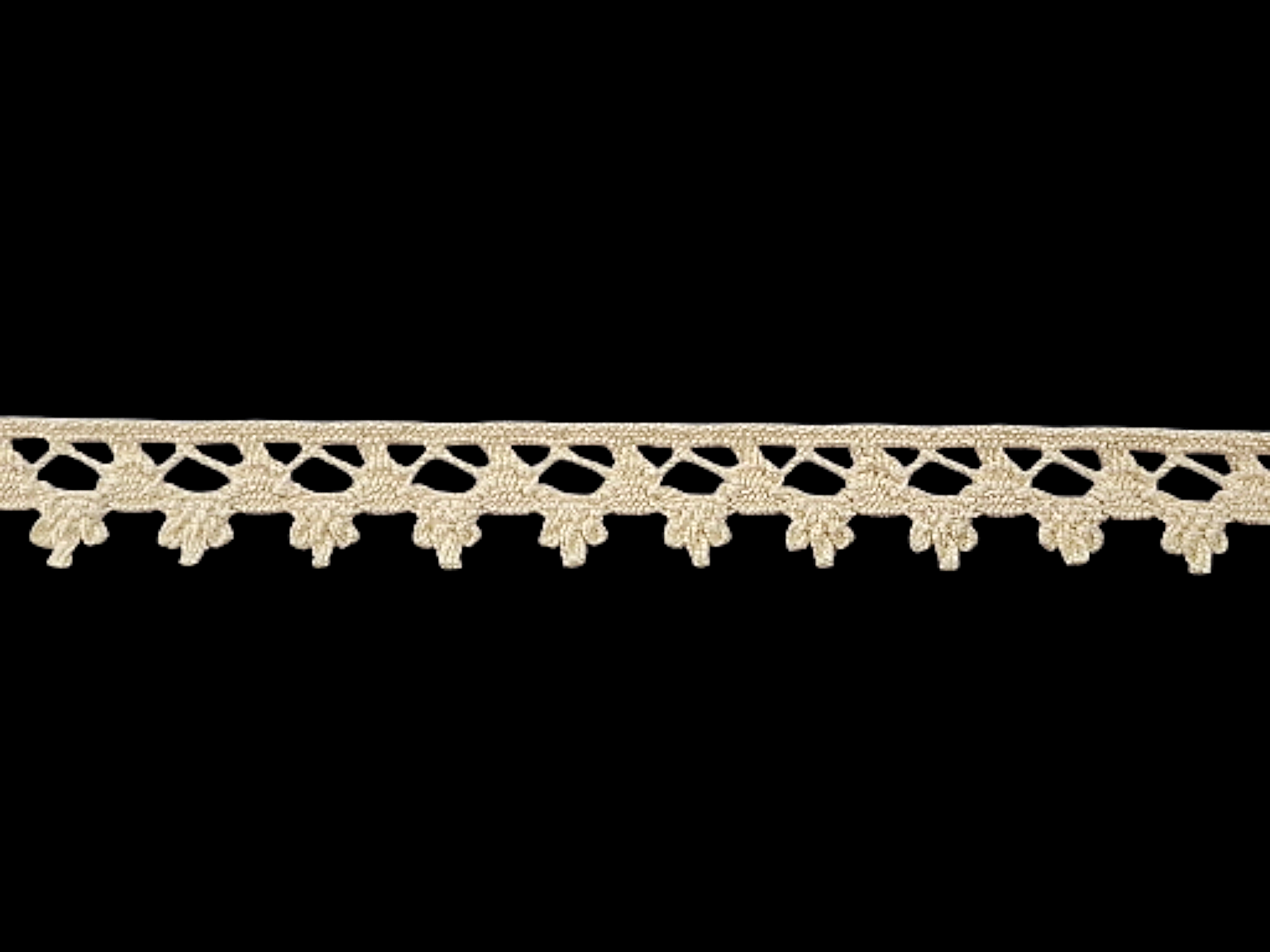 Δαντέλα Βαμβακερή-Κοπανέλι Εκρού 1,5εκ. κωδ.309972