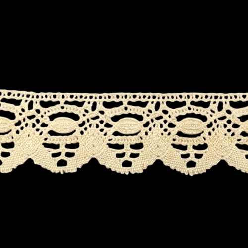 Δαντέλα Βαμβακερή-Κοπανέλι εκρού 4,5εκ. κωδ.31083 - Image 1