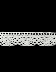 Δαντέλα βαμβακερή-Κοπανέλι Λευκή 2,5εκ. κωδ.330/96