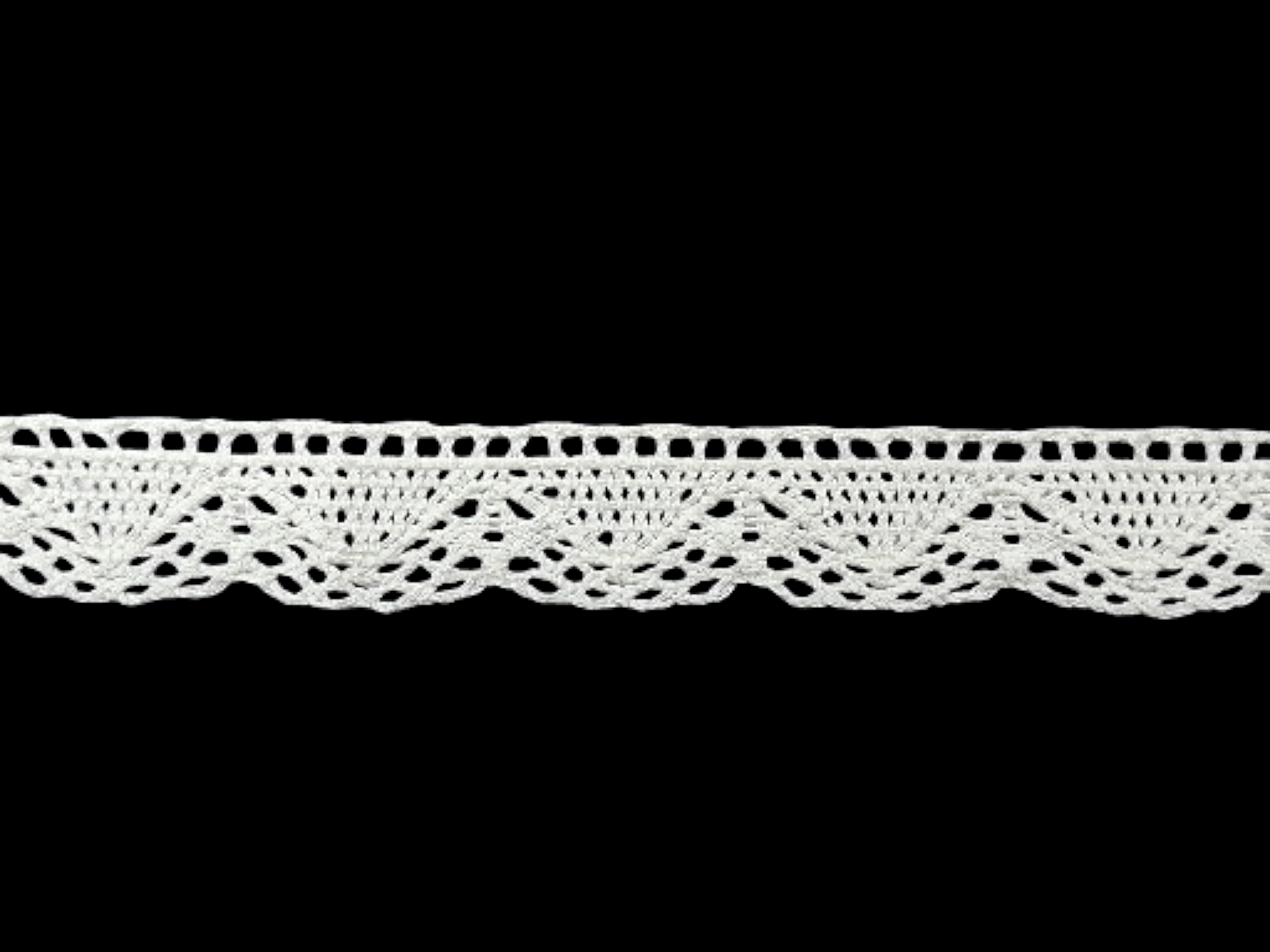 Δαντέλα βαμβακερή-Κοπανέλι Λευκή 2,5εκ. κωδ.330/96