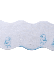 Δαντέλα Ασπροκέντημα Λευκό με Παπάκια 5εκ. κωδ.60157