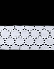 Δαντέλα Βαμβακερή Ασπροκέντημα Ατραντέ 6,5εκ. κωδ.86938