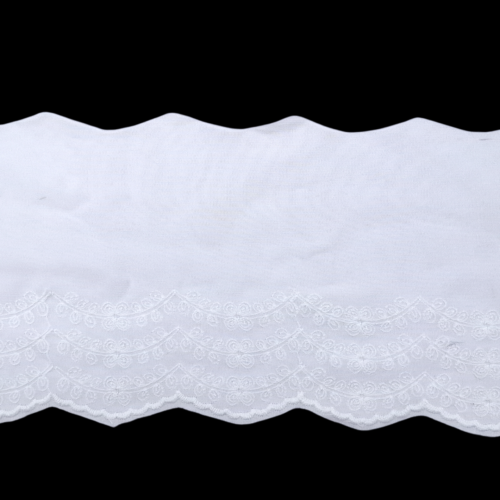 Δαντέλα Ασπροκέντημα-Μπροντερί 12εκ. κωδ.89167 - Image 1