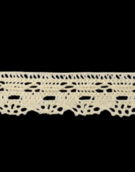 Δαντέλα βαμβακερή-Κοπανέλι εκρού 3εκ. κωδ.ΔΑ6