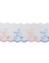 Δαντέλα Ασπροκέντημα 3,5εκ. με Πουλάκια κωδ.ΔΑΑΣΠ15