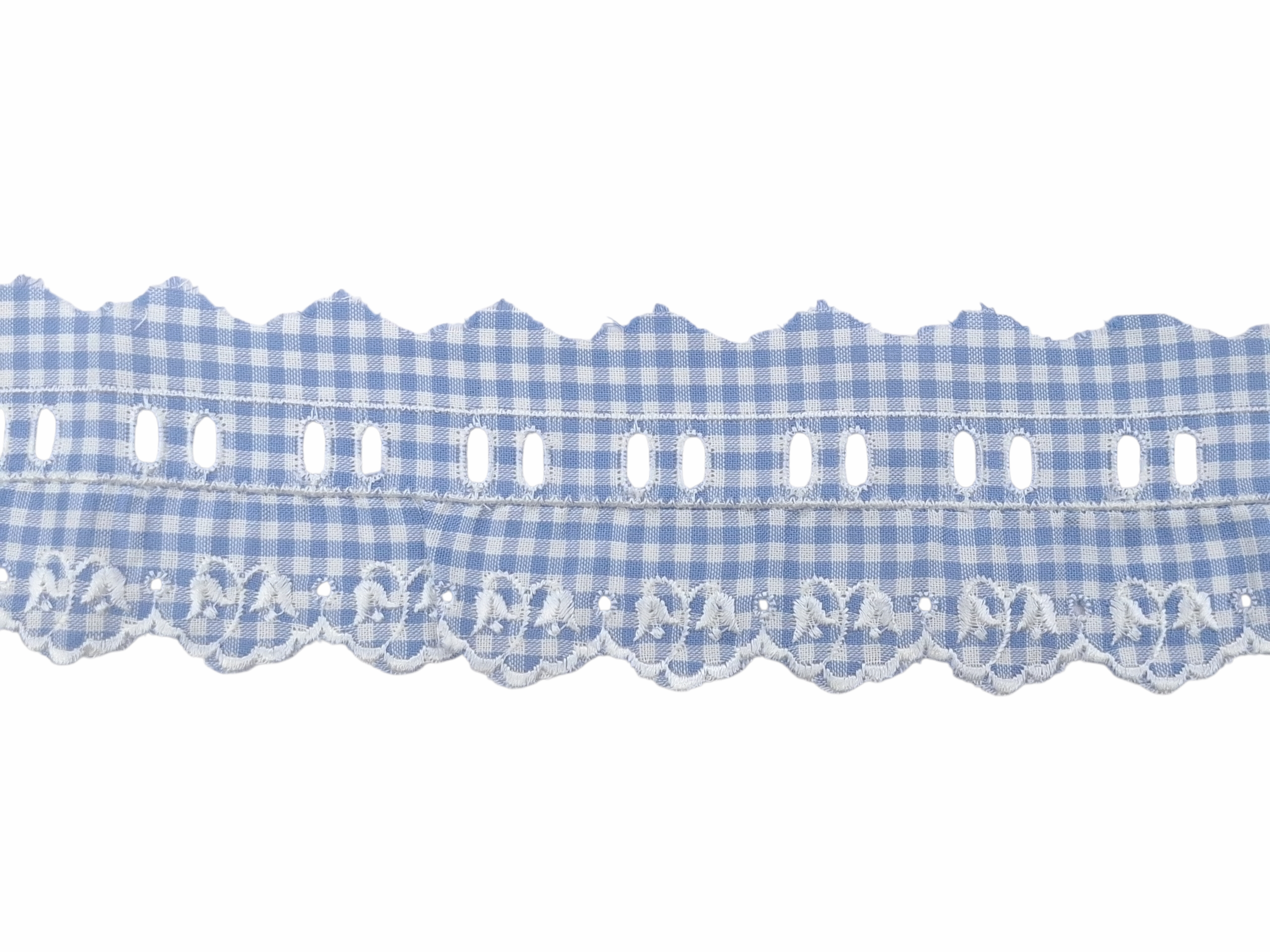 Δαντέλα Ασπροκέντημα-Μπροντερί Σιελ 4,5εκ. κωδ.ΔΑΑΣΠ4