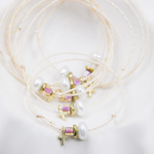 Χειροποίητα Μαρτυρικά Βραχιόλια κωδ.F70-26 - Image 2