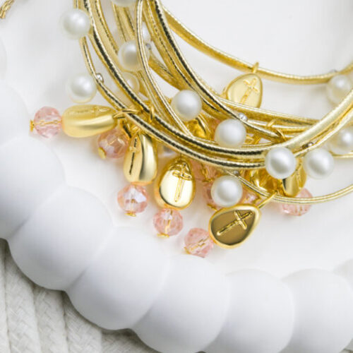 Χειροποίητα Μαρτυρικά Βραχιόλια κωδ.F78-26 - Image 2