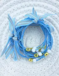 Χειροποίητα Μαρτυρικά Βραχιόλια κωδ.J381-0