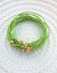 Χειροποίητα Μαρτυρικά Βραχιόλια κωδ.L407-0