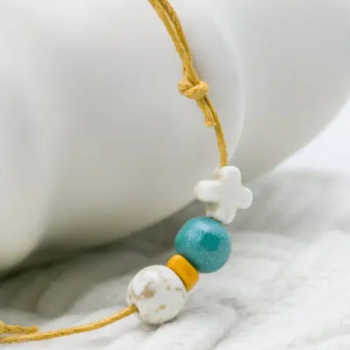 Χειροποίητα Μαρτυρικά Βραχιόλια κωδ.T95-26 - Image 2