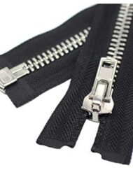 Φερμουάρ Ασημί Μεταλλικό Διαχωριζόμενο Νο5 100εκ. - Image 1