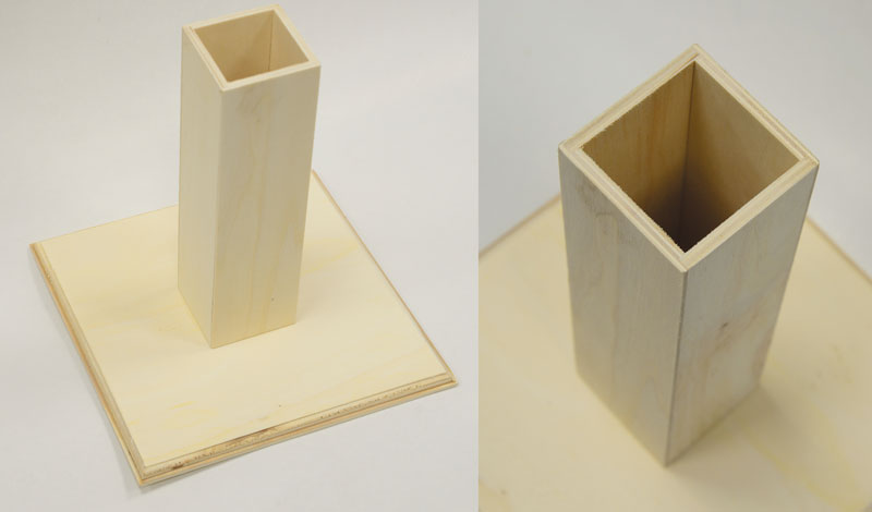 Βάση για Λαμπάδα Βάπτισης Φυσικό κωδ.0519692