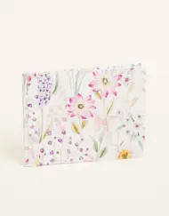 Βιβλίο Ευχών Φλοράλ σε Λιλά Αποχρώσεις κωδ.333465