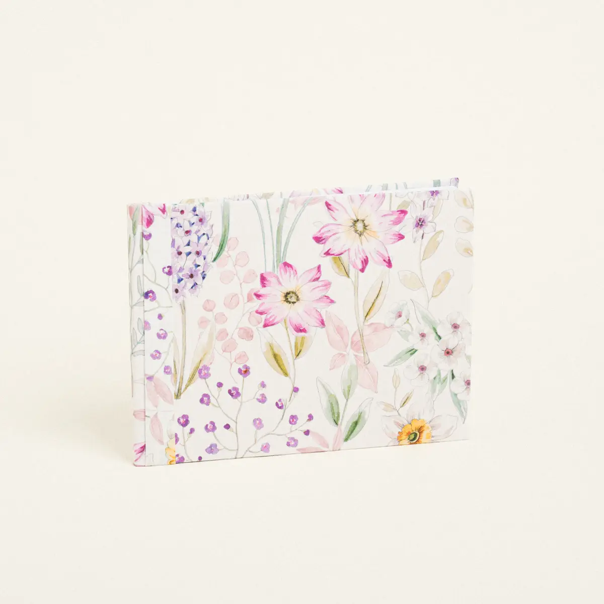 Βιβλίο Ευχών Φλοράλ σε Λιλά Αποχρώσεις κωδ.333465