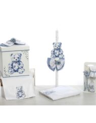 Σετ Βάπτισης Κουτί "Vintage Blue Bear Collection"