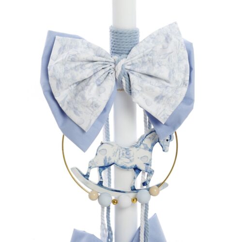 Σετ Βάπτισης Βαλίτσα "Vintage Toile Horse" - Image 4