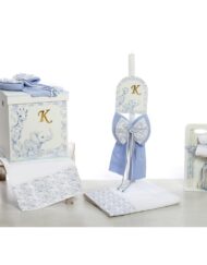 Σετ Βάπτισης Κουτί "Baby Dior Blue Jungle"