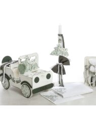 Σετ Βάπτισης Ξύλινο Αυτοκίνητο "Vintage Safari Explorer"