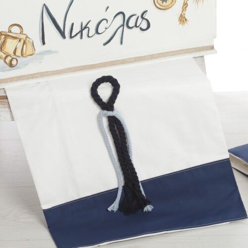 Σετ Βάπτισης Παγκάκι "Paper Boat Dreamer" Ζωγραφιστό - Image 3