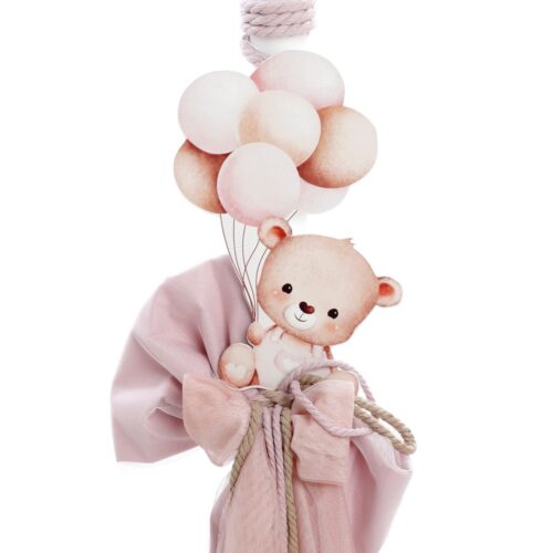 Σετ Βάπτισης Αρκουδάκι με Μπαλόνια ΣΚΒ-2530 - Image 4