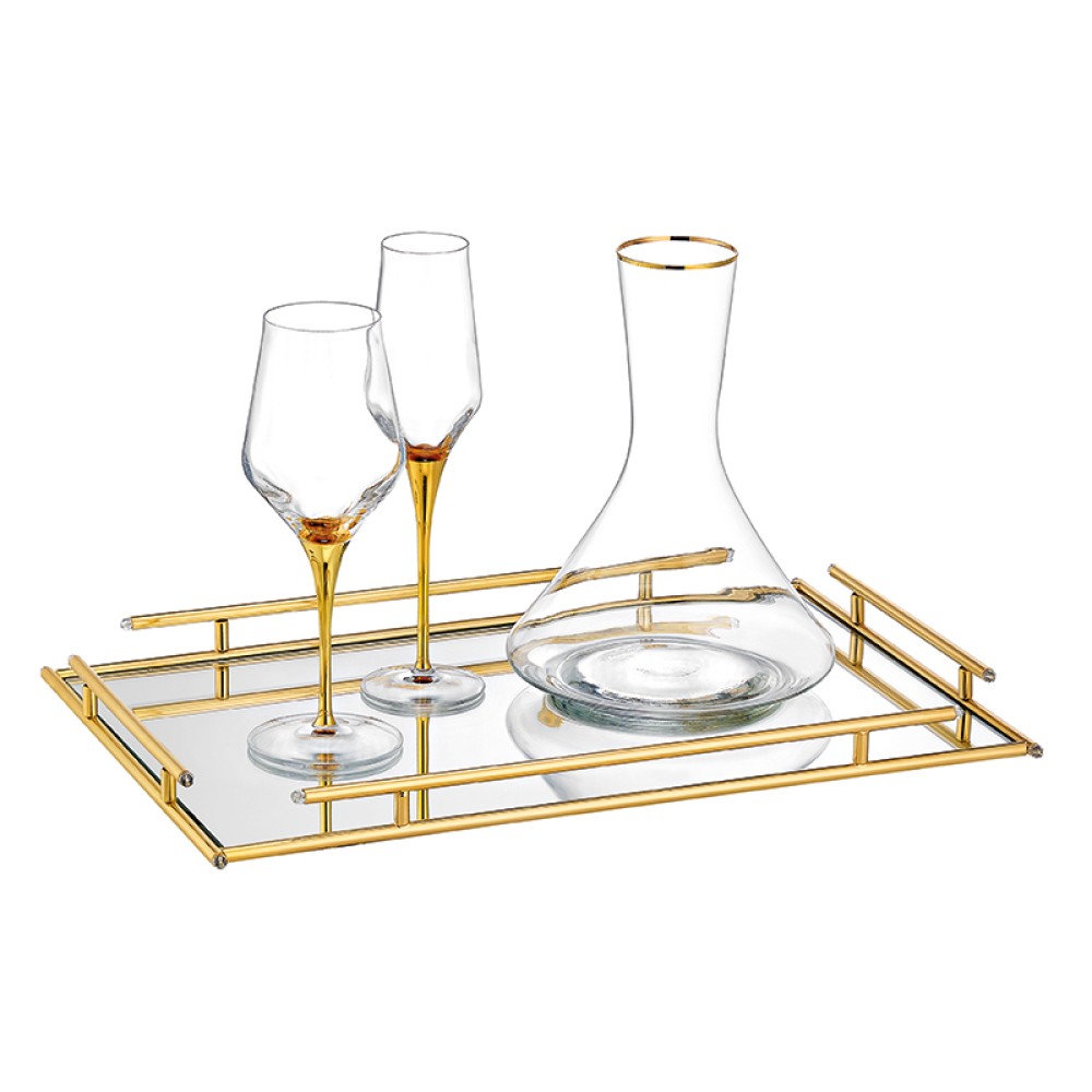 Σετ Γάμου Καράφα-Ποτήρι-Δίσκος κωδ.SET346