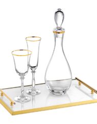 Σετ Γάμου Καράφα-Ποτήρι-Δίσκος κωδ.SET347