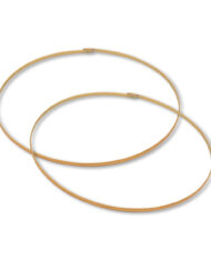 Στέφανα Γάμου με Επίχρυση Λεία Βέργα κωδ.7327