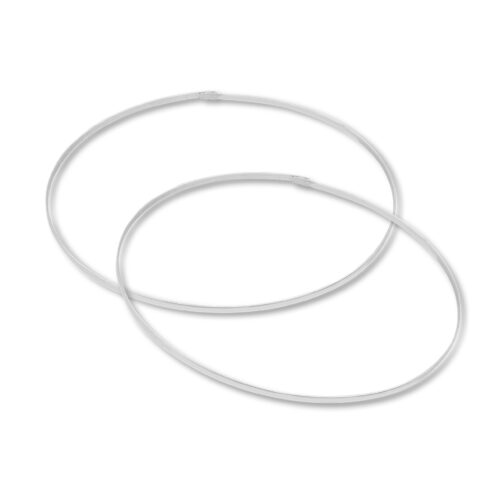 Στέφανα Γάμου με Ασημί Λεία Βέργα κωδ.7328 - Image 1