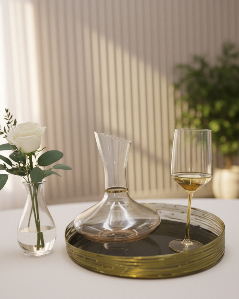 Σετ Γάμου Καράφα-Ποτήρι-Δίσκος κωδ.STG8483