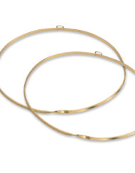 Στέφανα Γάμου Επίχρυσα Γυαλιστερά - Διαμανταριστά κωδ.4827