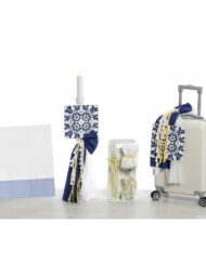 Σετ βάπτισης ΣΚΒ-2437 Blue Tiles