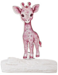 Κεραμικό Βραχάκι με Καμηλοπάρδαλη κωδ.Κ1004