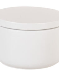 Κεραμική Μπιζουτιέρα Λευκή Στρόγγυλη Άβαφη κωδ.Κ1045