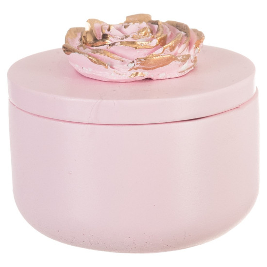 Κεραμική Μπιζουτιέρα Ροζ Λουλούδι κωδ.Κ994