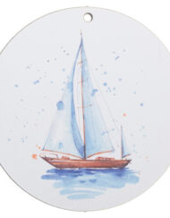 Ξύλινο Στοιχείο Καραβάκι 7εκ. κωδ.ΝΒ698