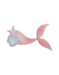 Ξύλινο Στοιχείο Ουρά Γοργόνας 7εκ. κωδ.ΝΒ702