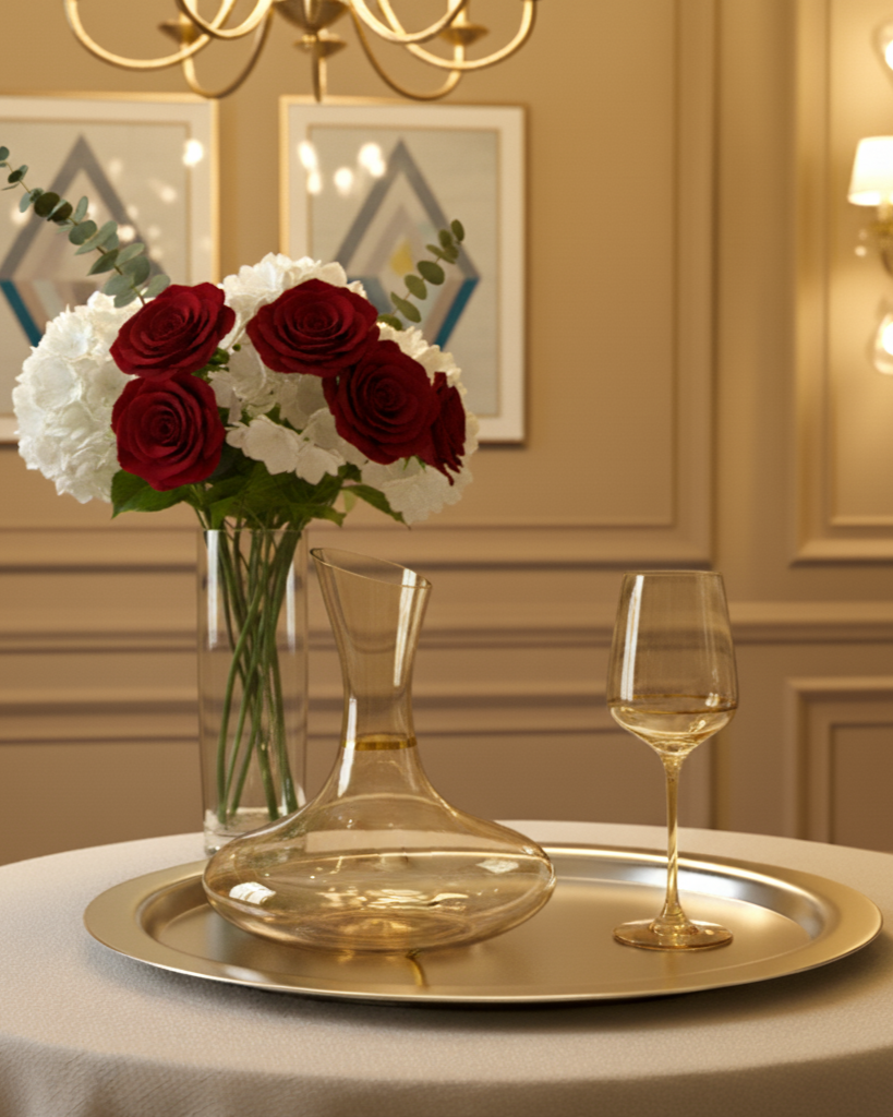 Σετ Γάμου Καράφα-Ποτήρι κωδ.STG8477