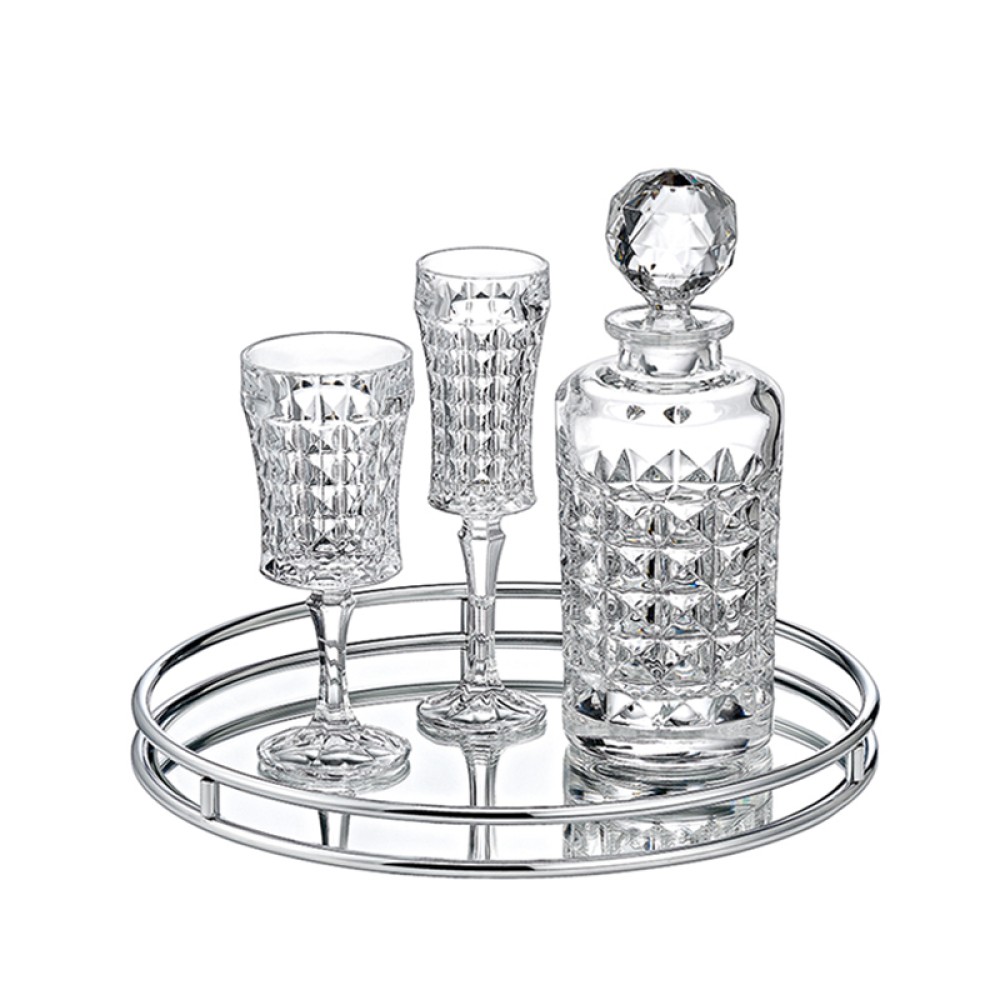 Σετ Γάμου Καράφα-Ποτήρι-Δίσκος κωδ.SET345