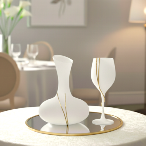 Σετ Γάμου Καράφα-Ποτήρι κωδ.STG8471 - Image 1